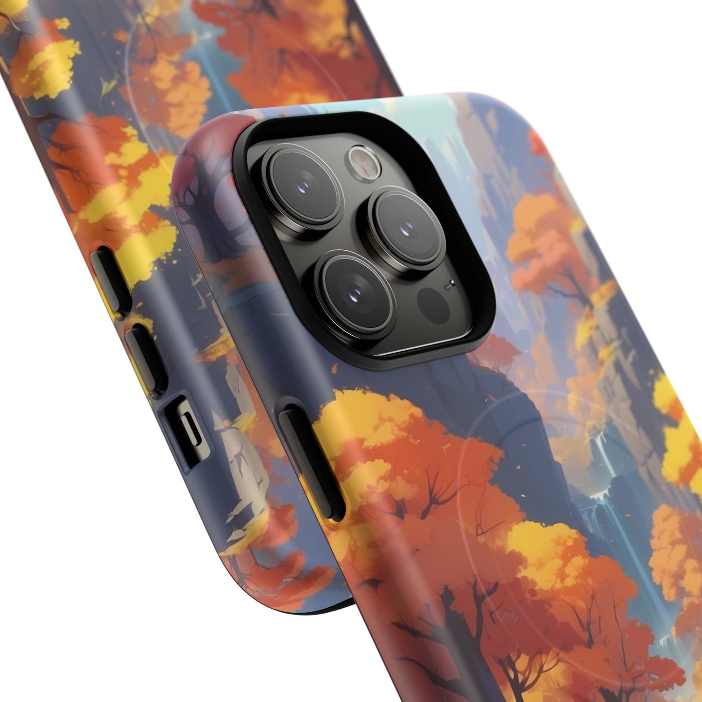 Autumn Landscape Phone Case, Tough Magnetic Cases for Fall Lovers, Nature Phone Cover, Unique Gift for Him/Her, Durable Phone Accessory