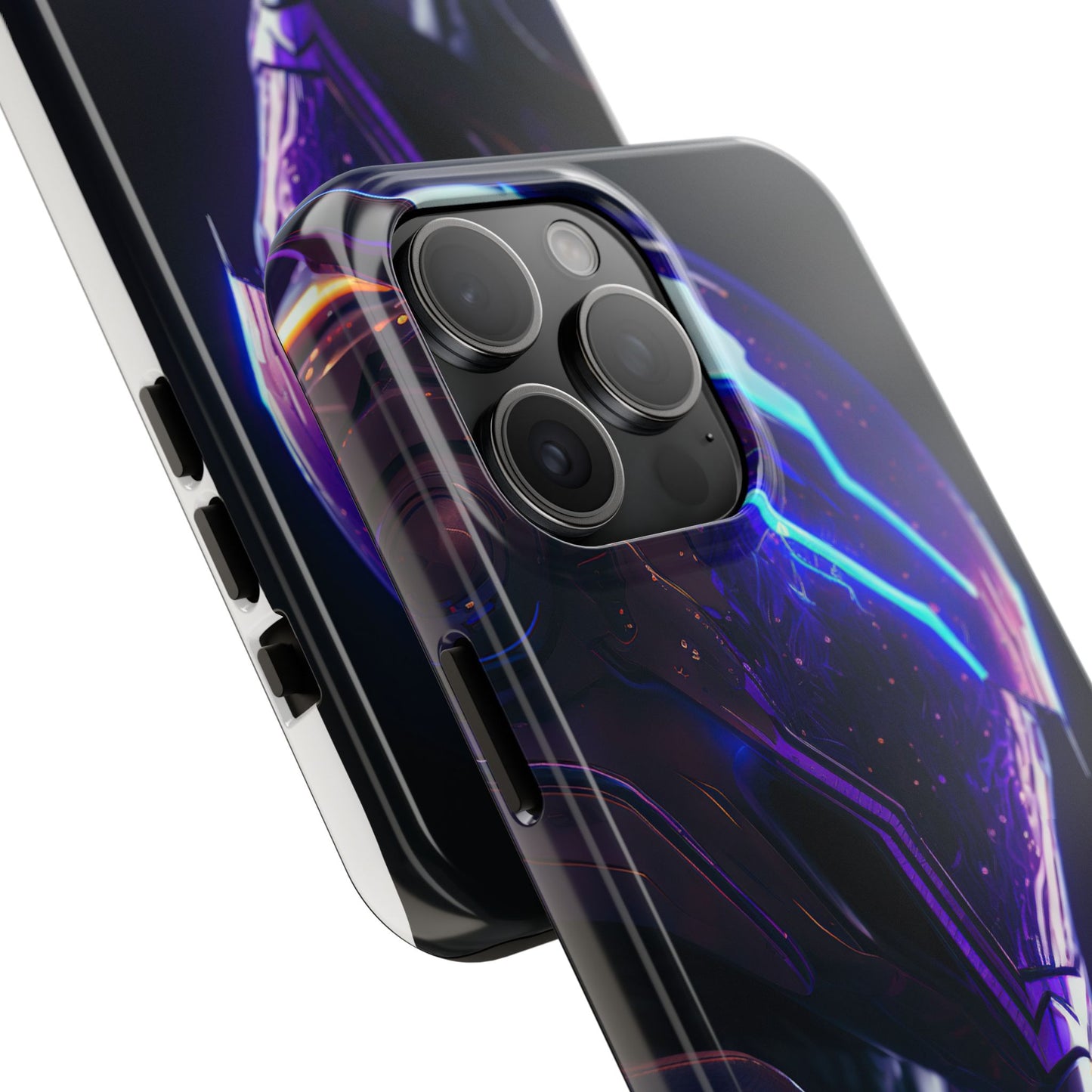 Futuristic Tough Phone Cases, Durable Phone Cover, Sci-Fi Phone Case, Tech Lover Gift, Unique Phone Accessory