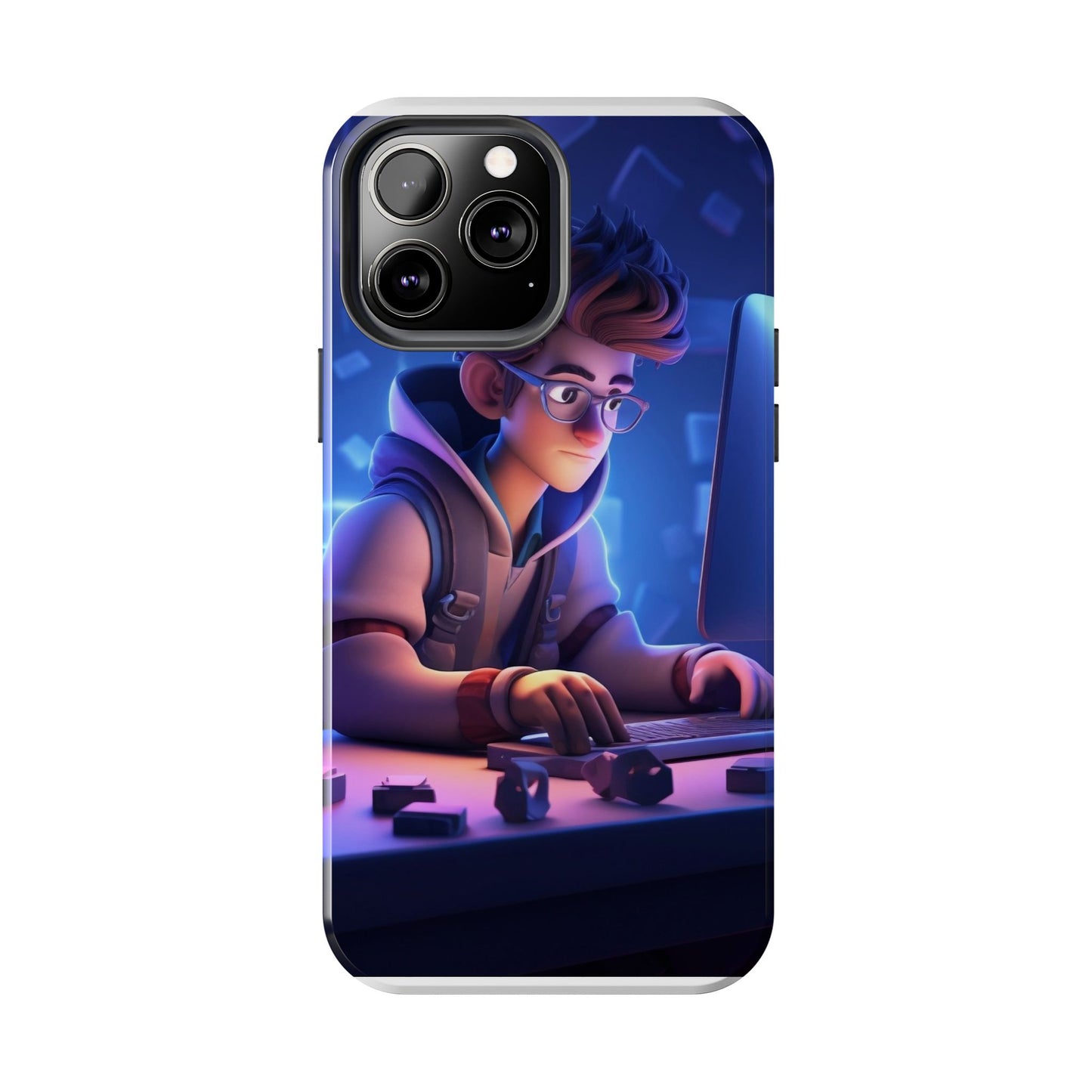 Gaming-Themed Phone Case - Tough Phone Cases for Gamers, Mobile Accessories, Cool Tech Gifts, Birthday Present, Geeky Gifts