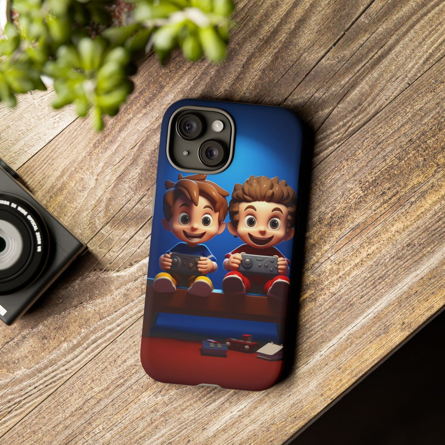 Kids Gaming Phone Case, Tough Cases, Cute Phone Cover, Cartoon Game Controller, Gift for Gamers, Fun Accessories