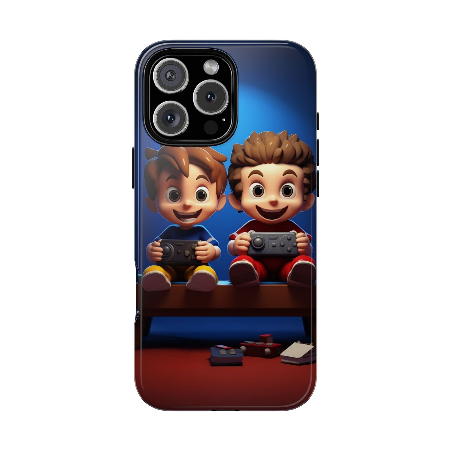 Kids Gaming Phone Case, Tough Cases, Cute Phone Cover, Cartoon Game Controller, Gift for Gamers, Fun Accessories