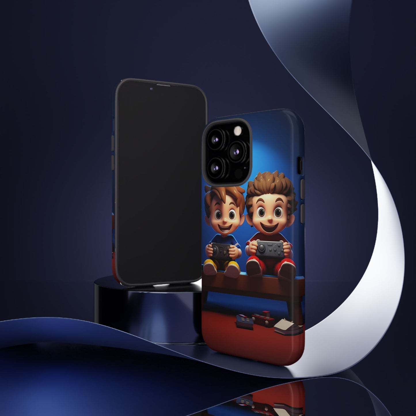 Kids Gaming Phone Case, Tough Cases, Cute Phone Cover, Cartoon Game Controller, Gift for Gamers, Fun Accessories