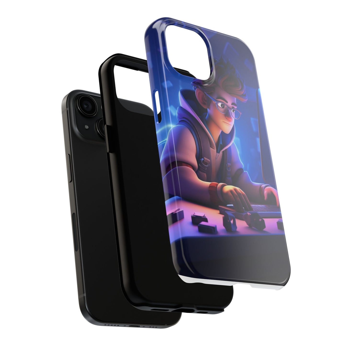 Gaming-Themed Phone Case - Tough Phone Cases for Gamers, Mobile Accessories, Cool Tech Gifts, Birthday Present, Geeky Gifts