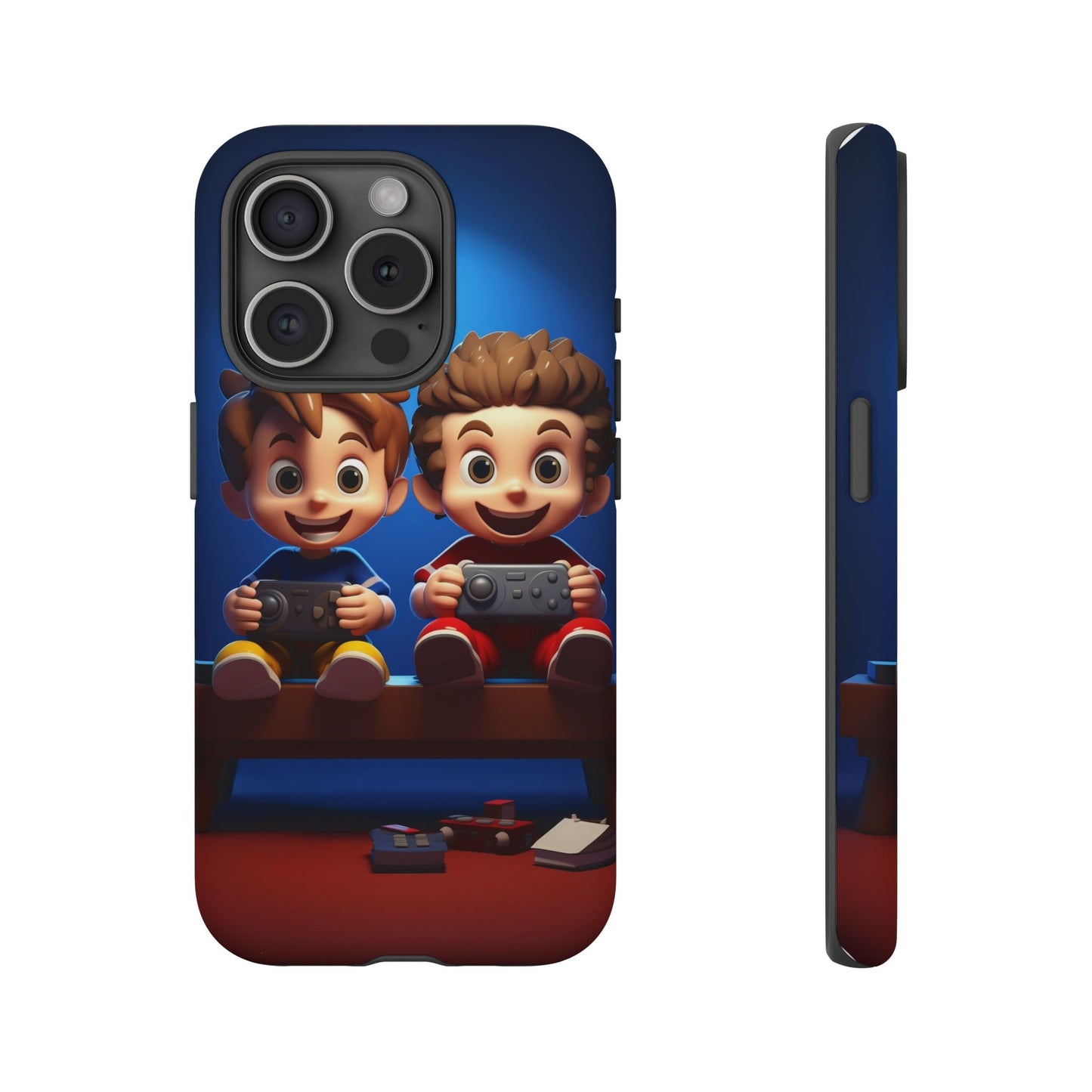 Kids Gaming Phone Case, Tough Cases, Cute Phone Cover, Cartoon Game Controller, Gift for Gamers, Fun Accessories