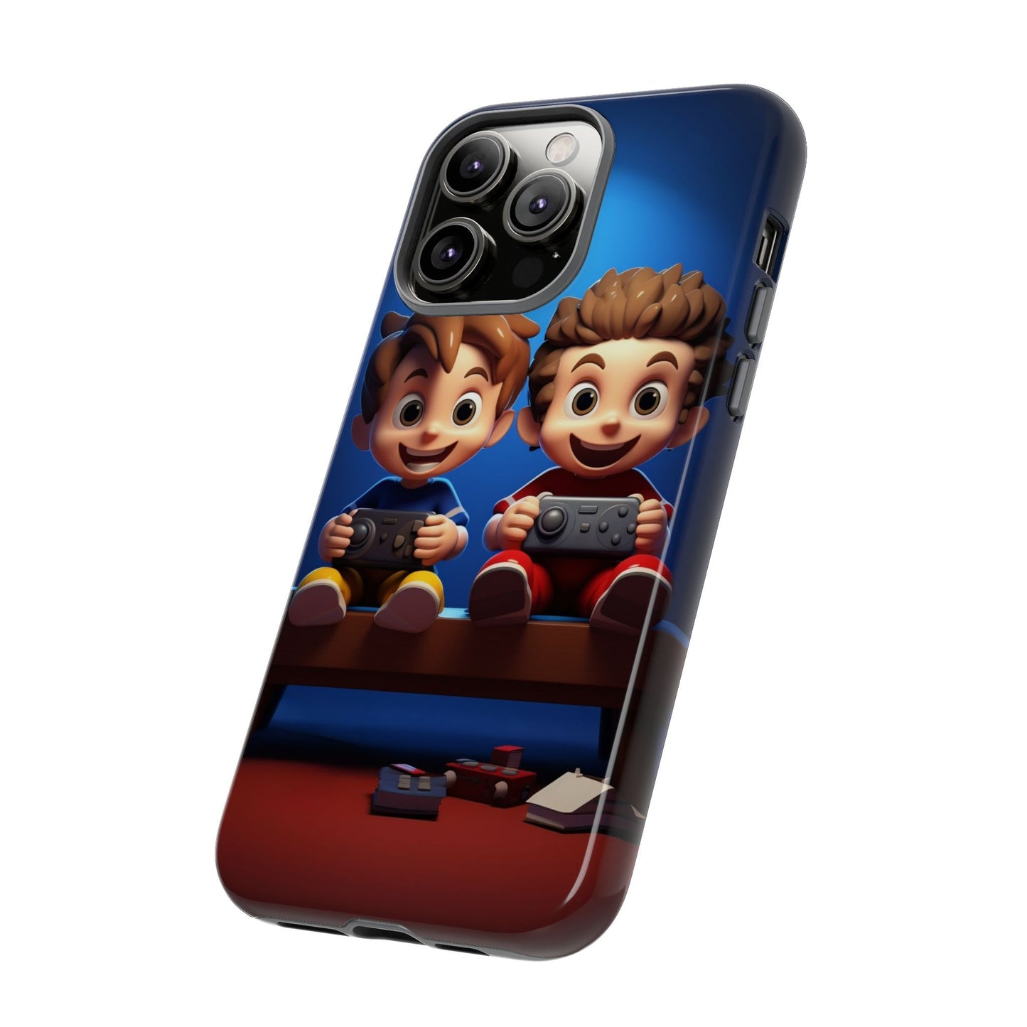 Kids Gaming Phone Case, Tough Cases, Cute Phone Cover, Cartoon Game Controller, Gift for Gamers, Fun Accessories