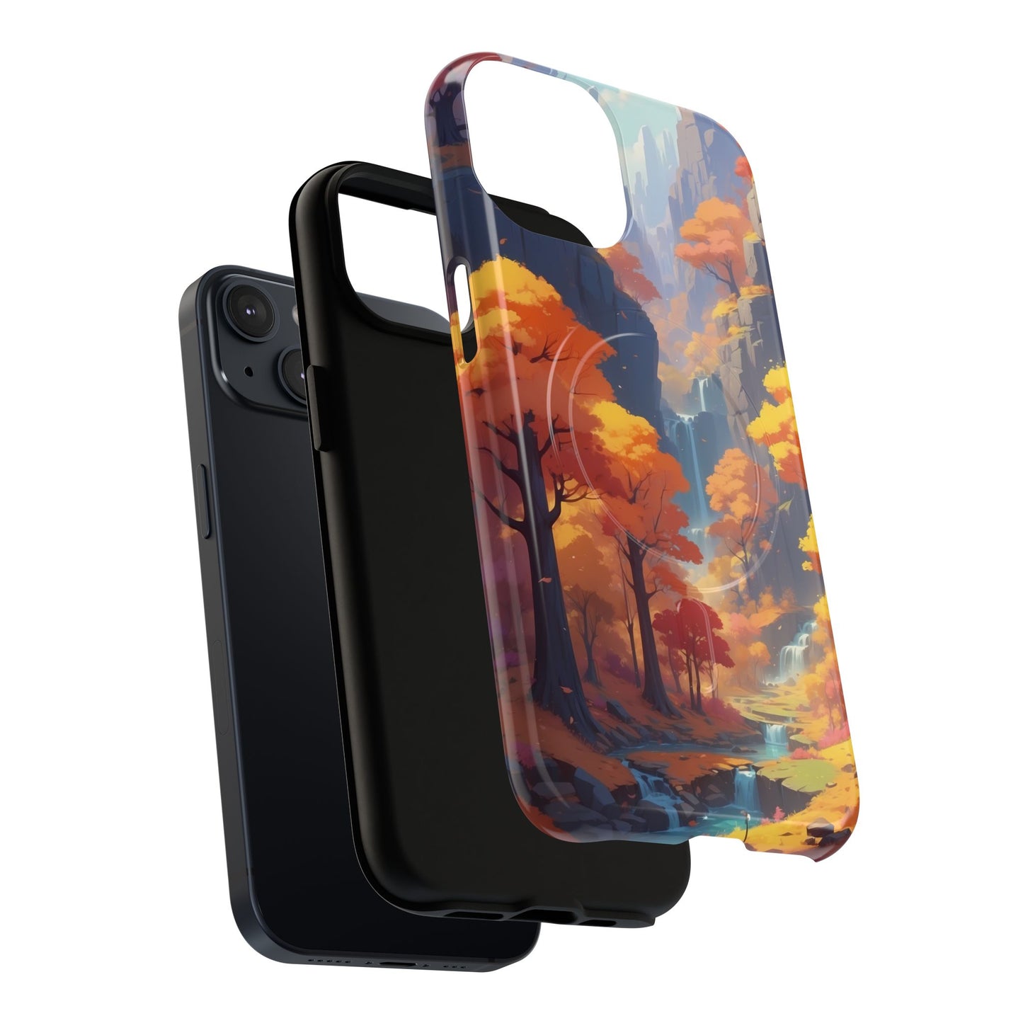 Autumn Landscape Phone Case, Tough Magnetic Cases for Fall Lovers, Nature Phone Cover, Unique Gift for Him/Her, Durable Phone Accessory