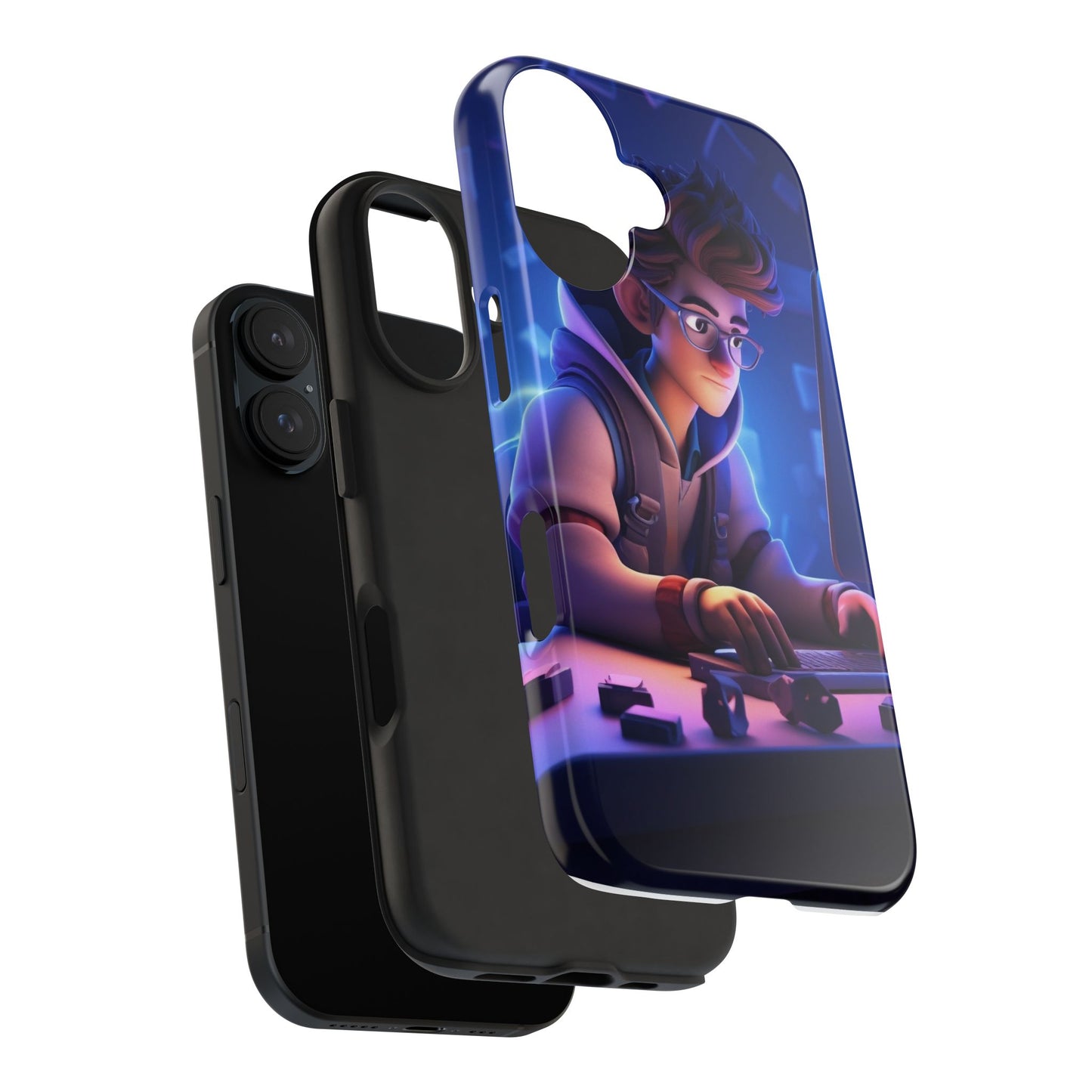 Gaming-Themed Phone Case - Tough Phone Cases for Gamers, Mobile Accessories, Cool Tech Gifts, Birthday Present, Geeky Gifts