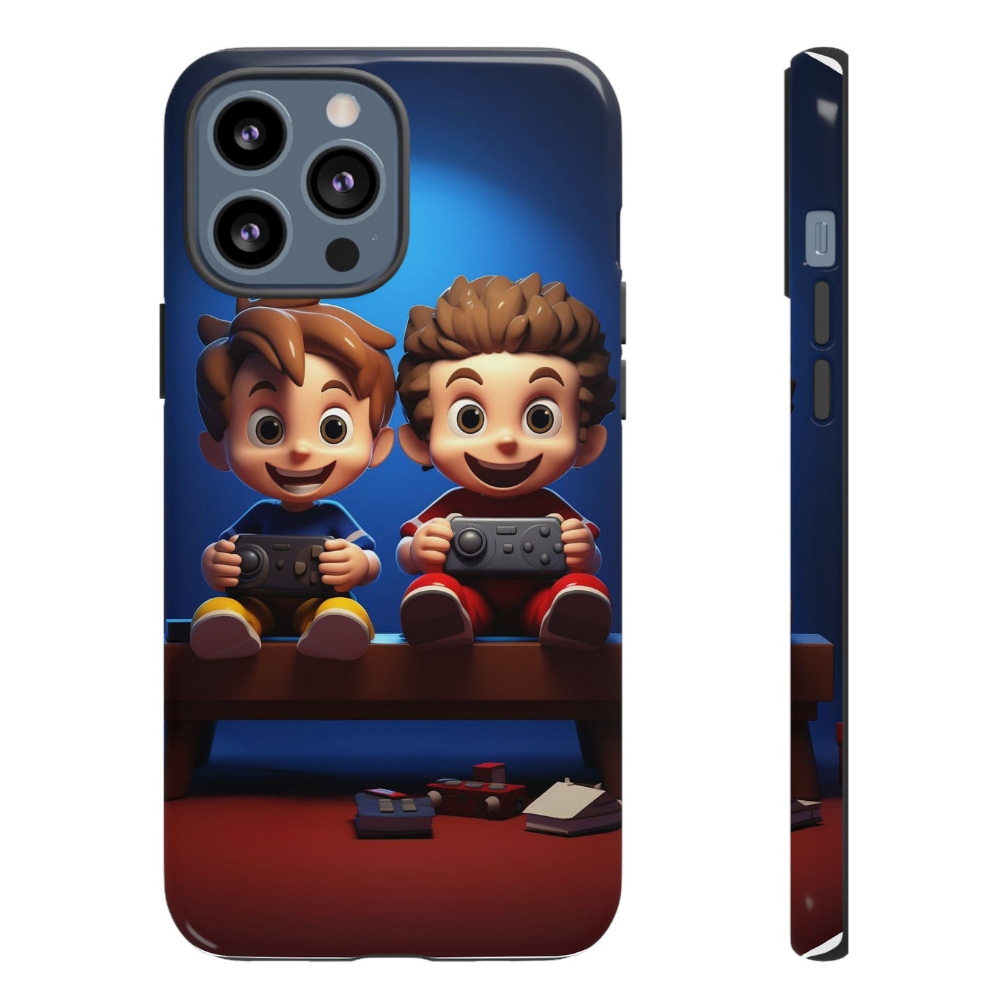 Kids Gaming Phone Case, Tough Cases, Cute Phone Cover, Cartoon Game Controller, Gift for Gamers, Fun Accessories