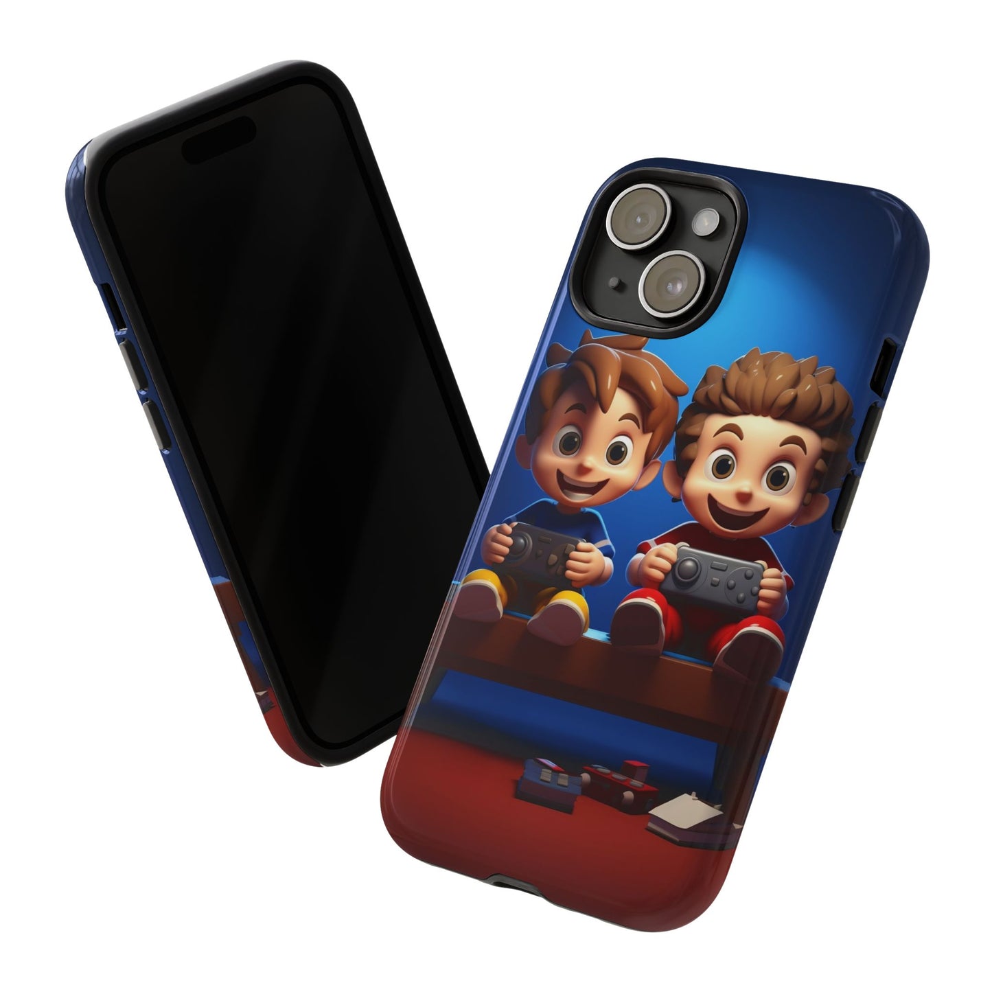 Kids Gaming Phone Case, Tough Cases, Cute Phone Cover, Cartoon Game Controller, Gift for Gamers, Fun Accessories