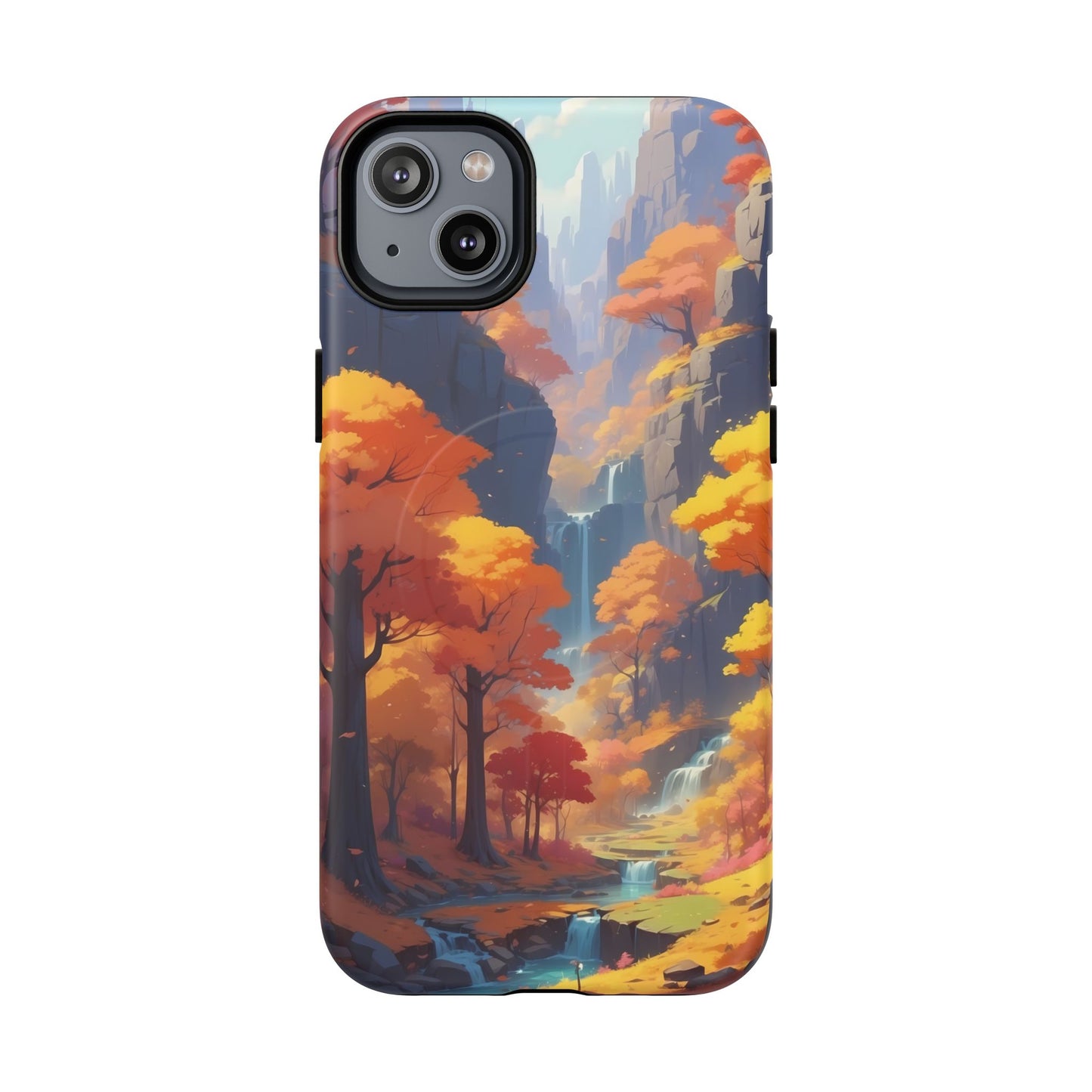Autumn Landscape Phone Case, Tough Magnetic Cases for Fall Lovers, Nature Phone Cover, Unique Gift for Him/Her, Durable Phone Accessory