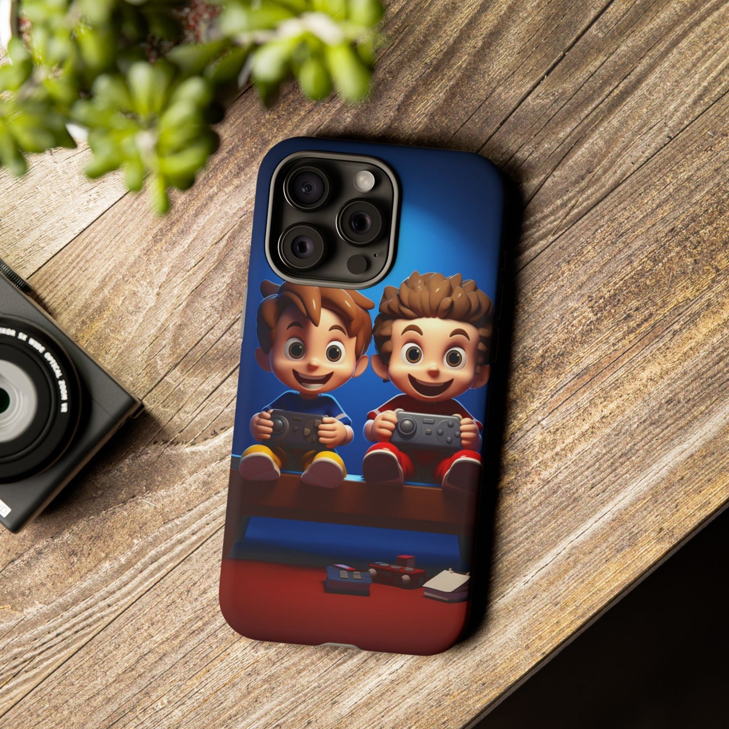 Kids Gaming Phone Case, Tough Cases, Cute Phone Cover, Cartoon Game Controller, Gift for Gamers, Fun Accessories