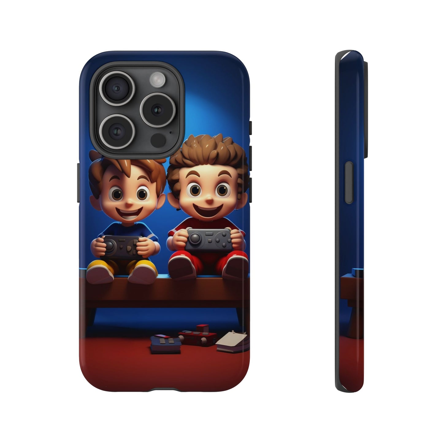 Kids Gaming Phone Case, Tough Cases, Cute Phone Cover, Cartoon Game Controller, Gift for Gamers, Fun Accessories