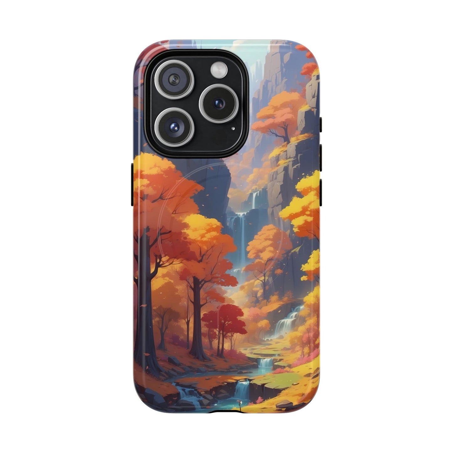 Autumn Landscape Phone Case, Tough Magnetic Cases for Fall Lovers, Nature Phone Cover, Unique Gift for Him/Her, Durable Phone Accessory