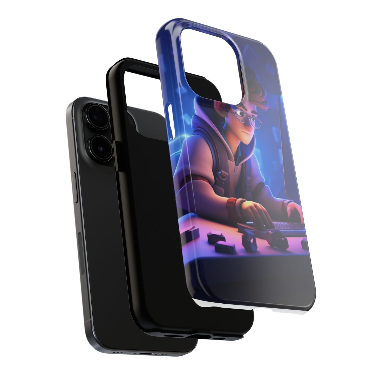 Gaming-Themed Phone Case - Tough Phone Cases for Gamers, Mobile Accessories, Cool Tech Gifts, Birthday Present, Geeky Gifts