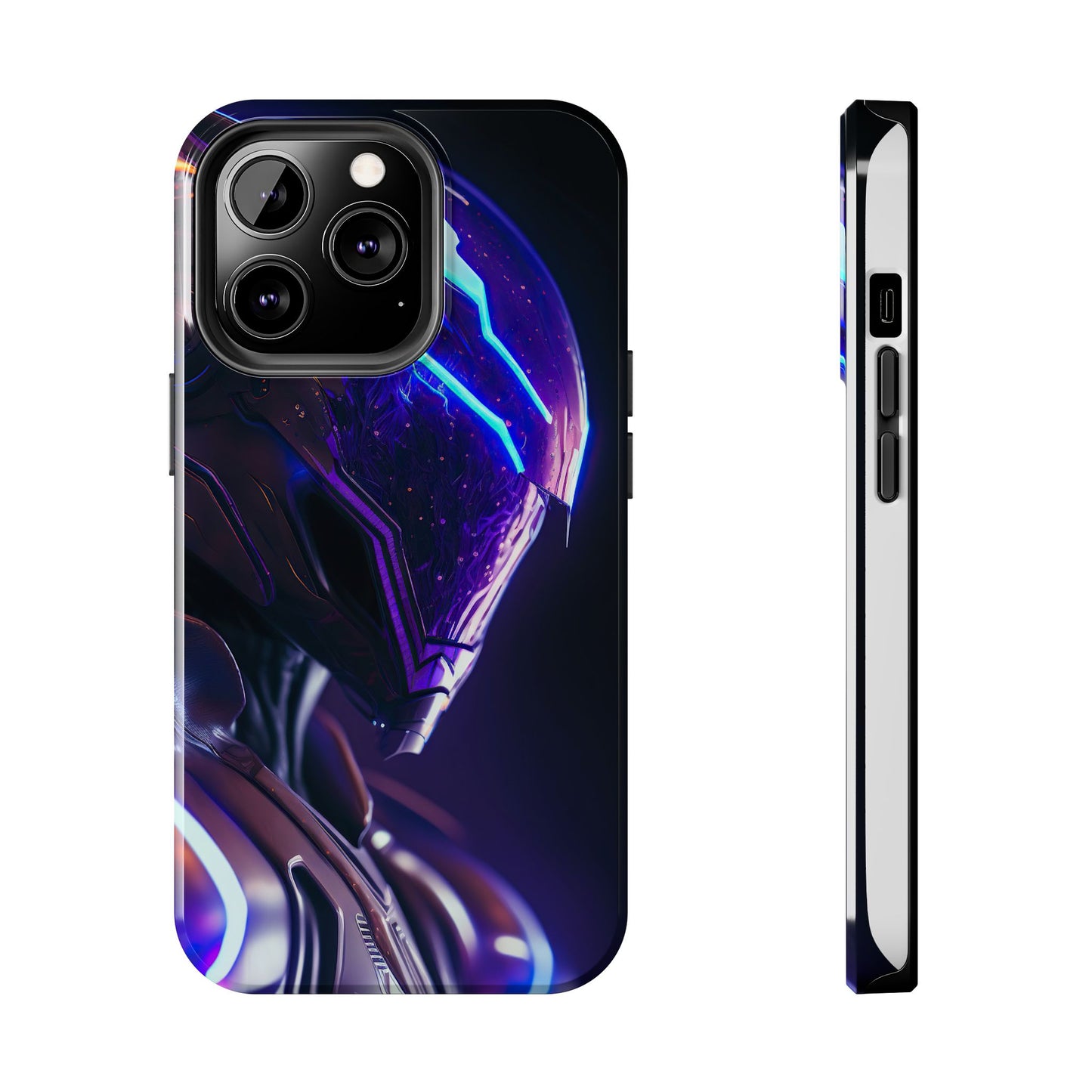 Futuristic Tough Phone Cases, Durable Phone Cover, Sci-Fi Phone Case, Tech Lover Gift, Unique Phone Accessory