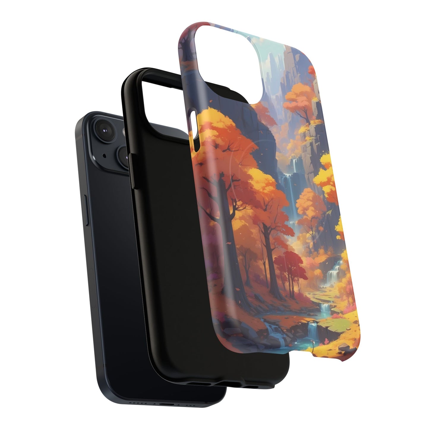 Autumn Landscape Phone Case, Tough Magnetic Cases for Fall Lovers, Nature Phone Cover, Unique Gift for Him/Her, Durable Phone Accessory