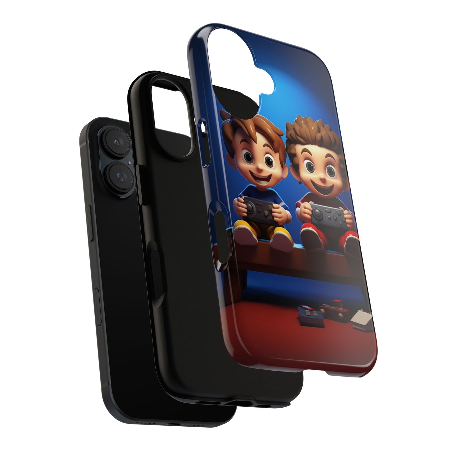 Kids Gaming Phone Case, Tough Cases, Cute Phone Cover, Cartoon Game Controller, Gift for Gamers, Fun Accessories