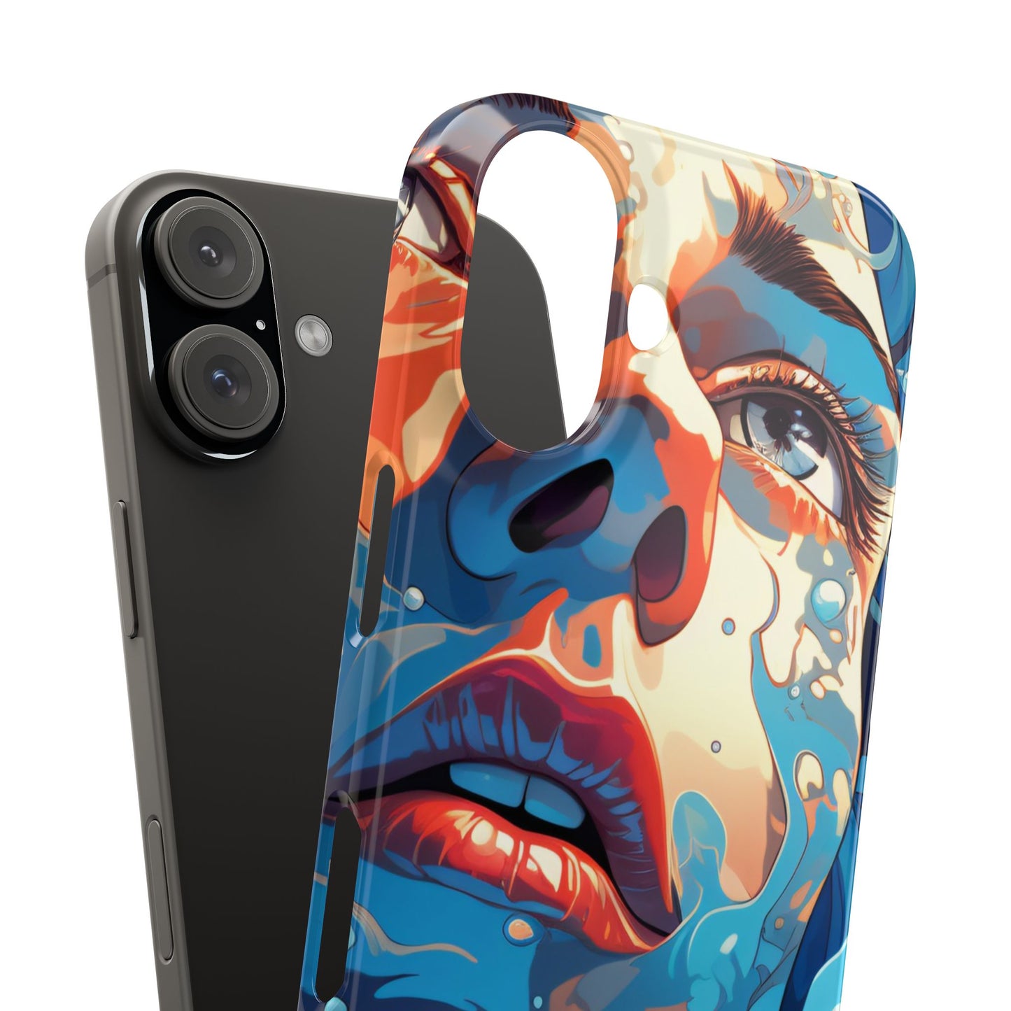 Eco-Friendly Slim Phone Case - Earth Day Gift, Nature Lover Accessory, Sustainable Phone Cover, Green Design, Vibrant Floral Art