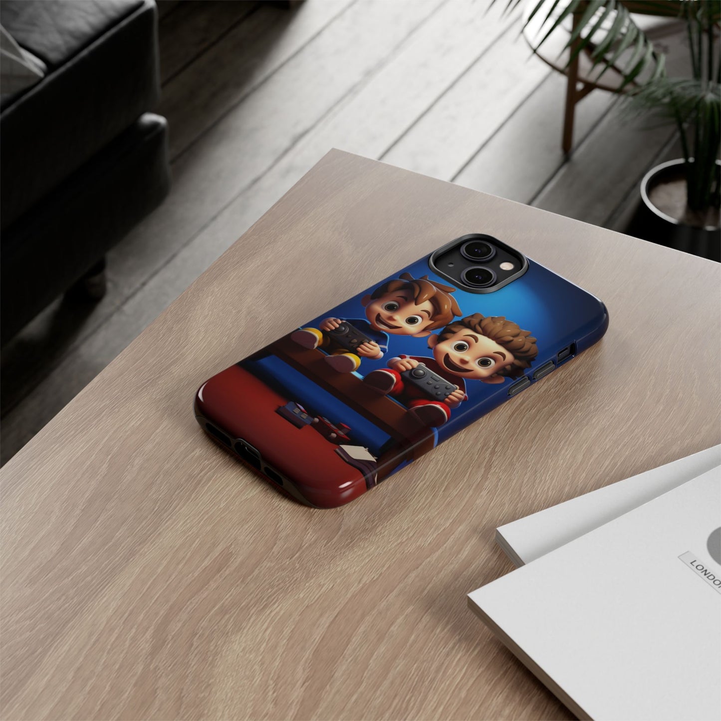 Kids Gaming Phone Case, Tough Cases, Cute Phone Cover, Cartoon Game Controller, Gift for Gamers, Fun Accessories