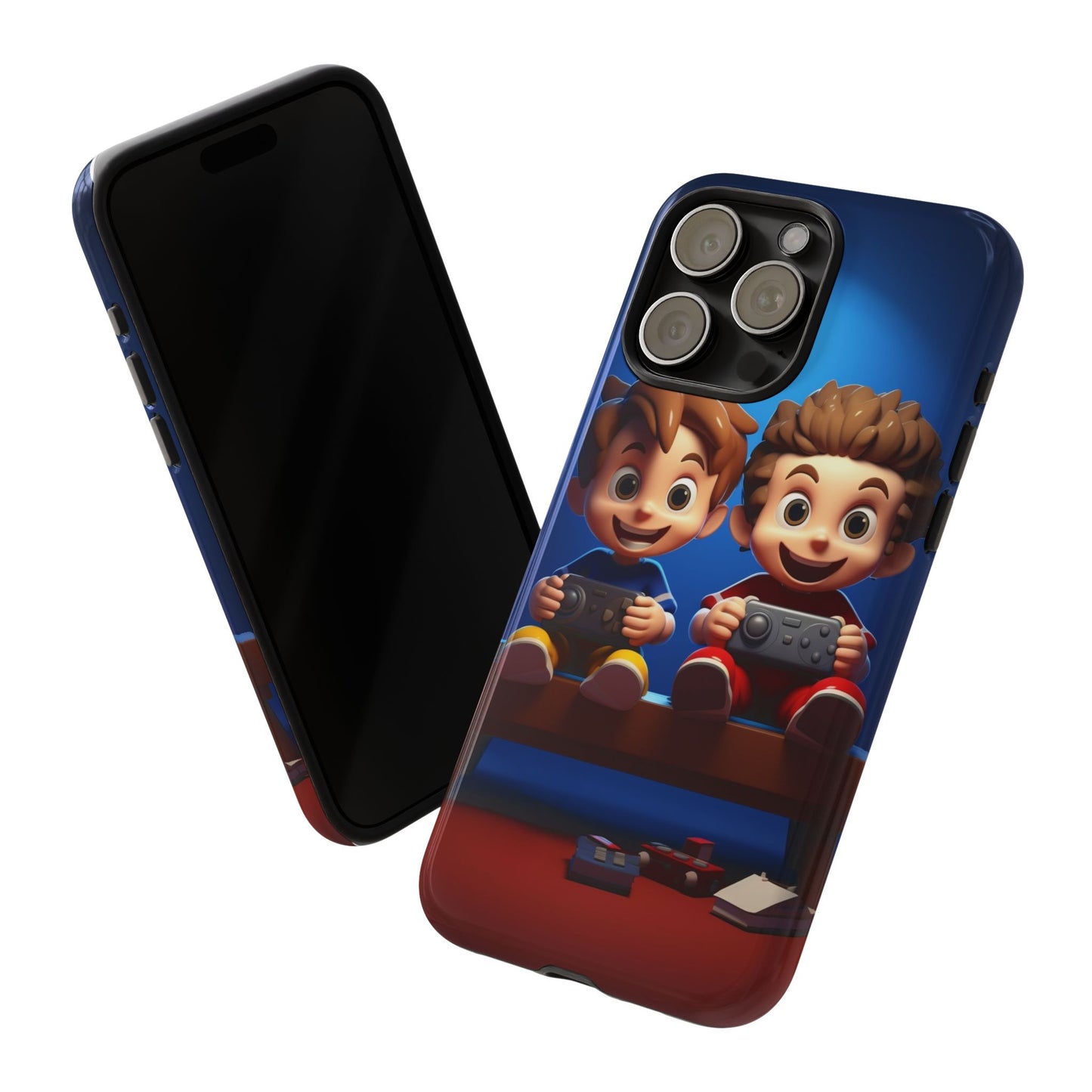 Kids Gaming Phone Case, Tough Cases, Cute Phone Cover, Cartoon Game Controller, Gift for Gamers, Fun Accessories