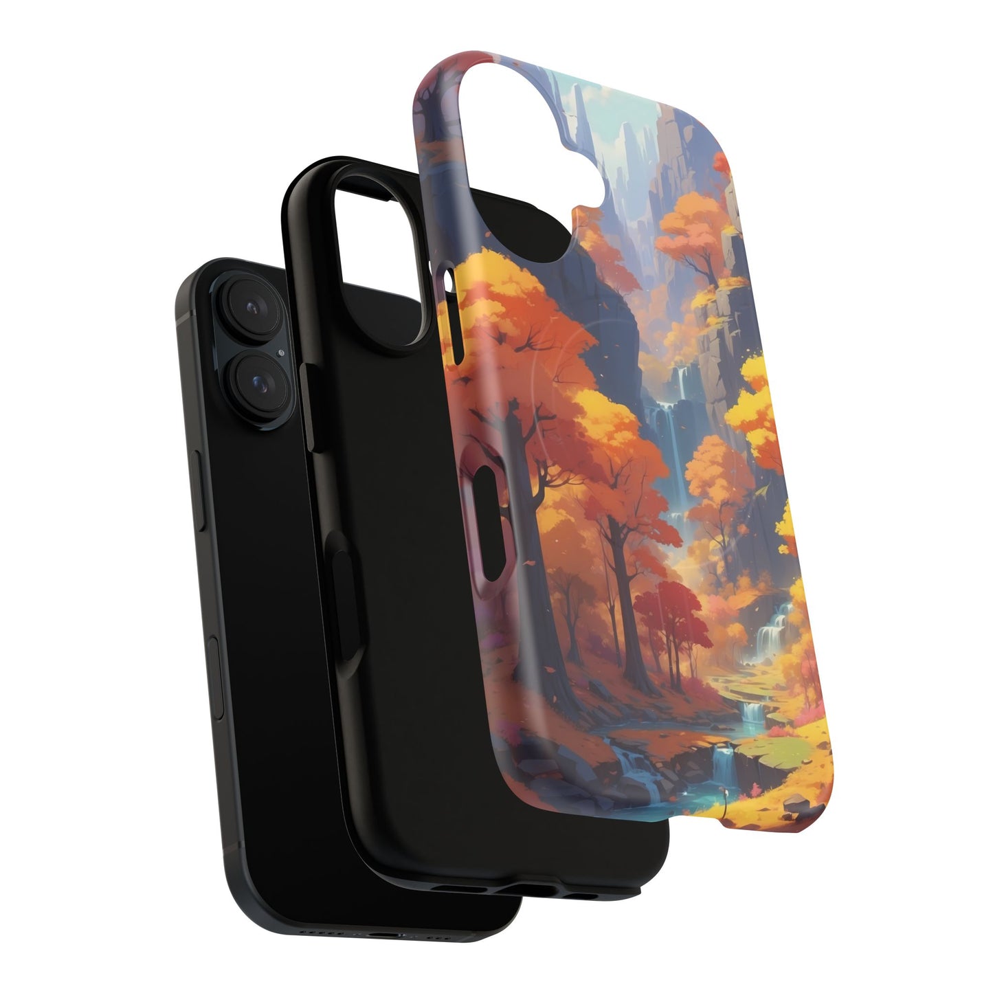Autumn Landscape Phone Case, Tough Magnetic Cases for Fall Lovers, Nature Phone Cover, Unique Gift for Him/Her, Durable Phone Accessory