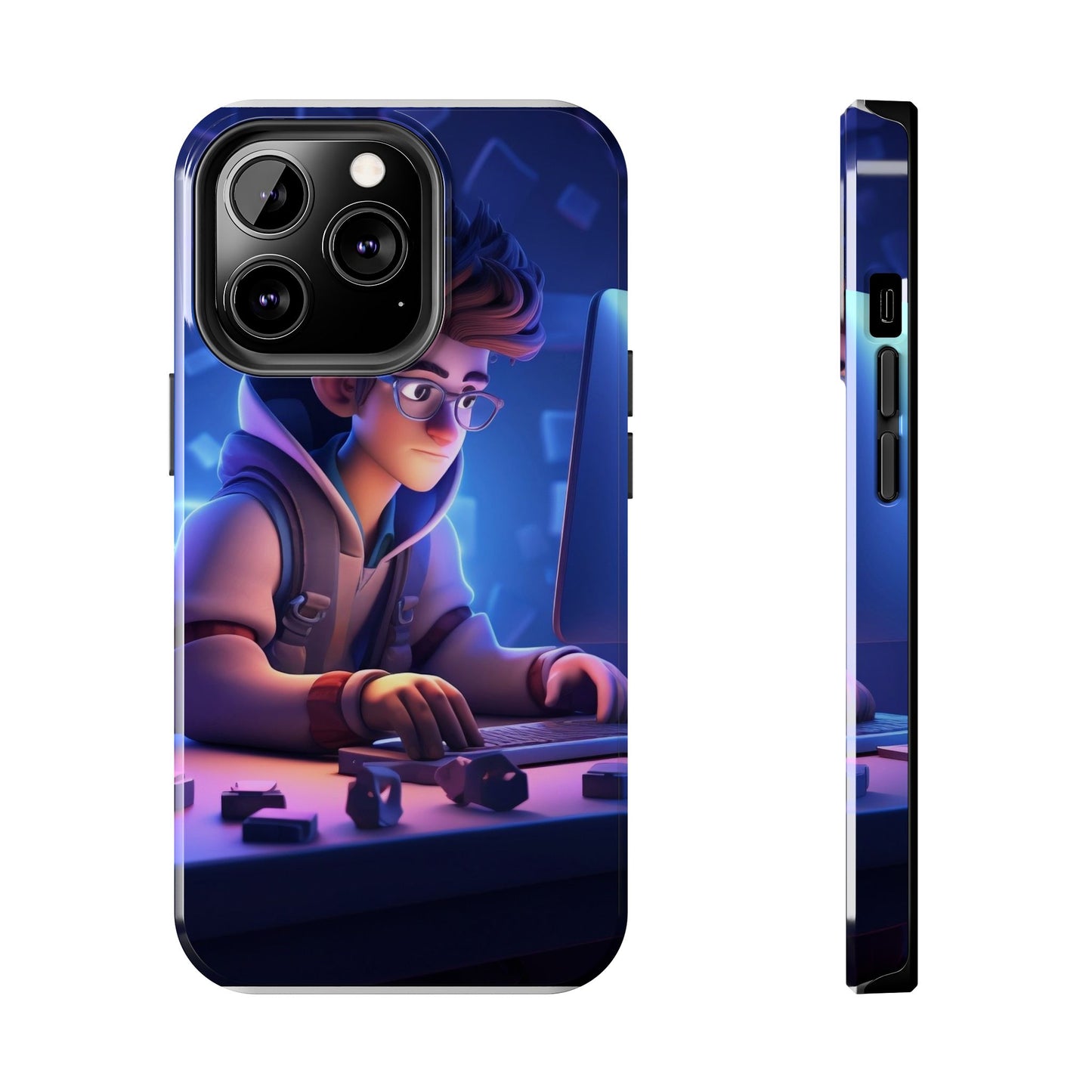 Gaming-Themed Phone Case - Tough Phone Cases for Gamers, Mobile Accessories, Cool Tech Gifts, Birthday Present, Geeky Gifts