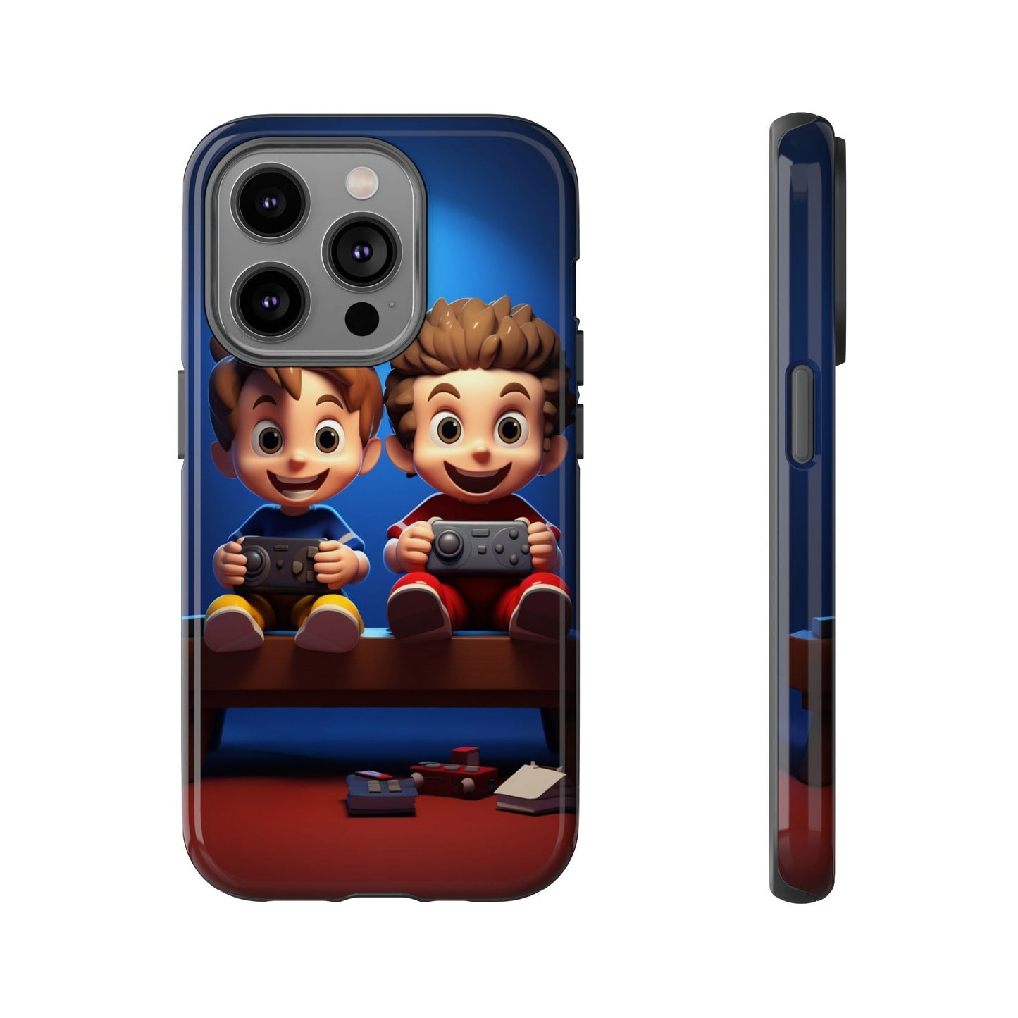 Kids Gaming Phone Case, Tough Cases, Cute Phone Cover, Cartoon Game Controller, Gift for Gamers, Fun Accessories