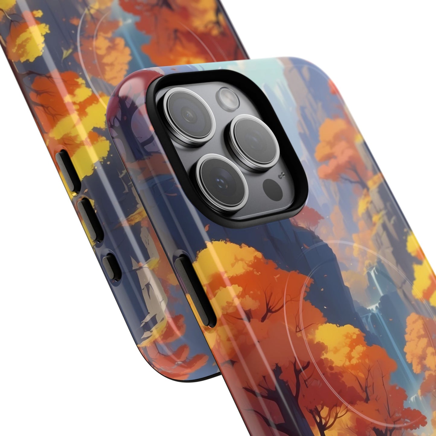 Autumn Landscape Phone Case, Tough Magnetic Cases for Fall Lovers, Nature Phone Cover, Unique Gift for Him/Her, Durable Phone Accessory