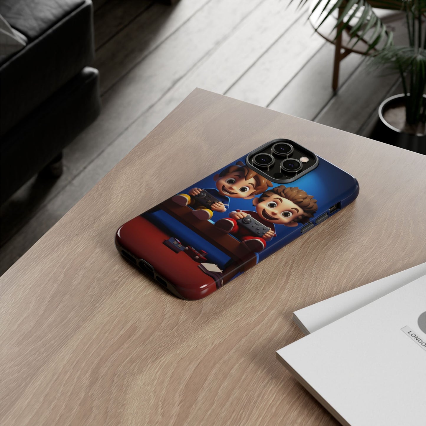 Kids Gaming Phone Case, Tough Cases, Cute Phone Cover, Cartoon Game Controller, Gift for Gamers, Fun Accessories