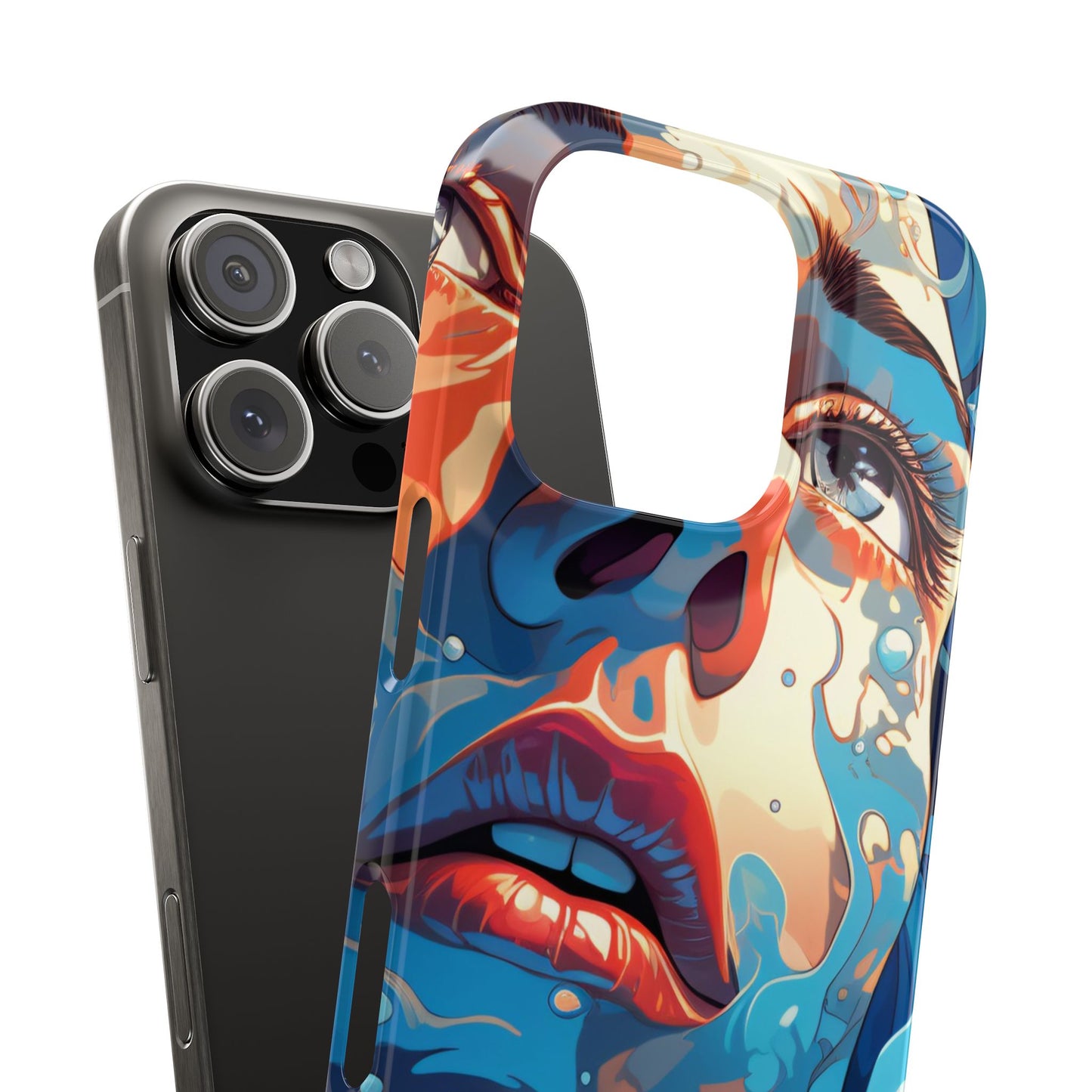 Eco-Friendly Slim Phone Case - Earth Day Gift, Nature Lover Accessory, Sustainable Phone Cover, Green Design, Vibrant Floral Art