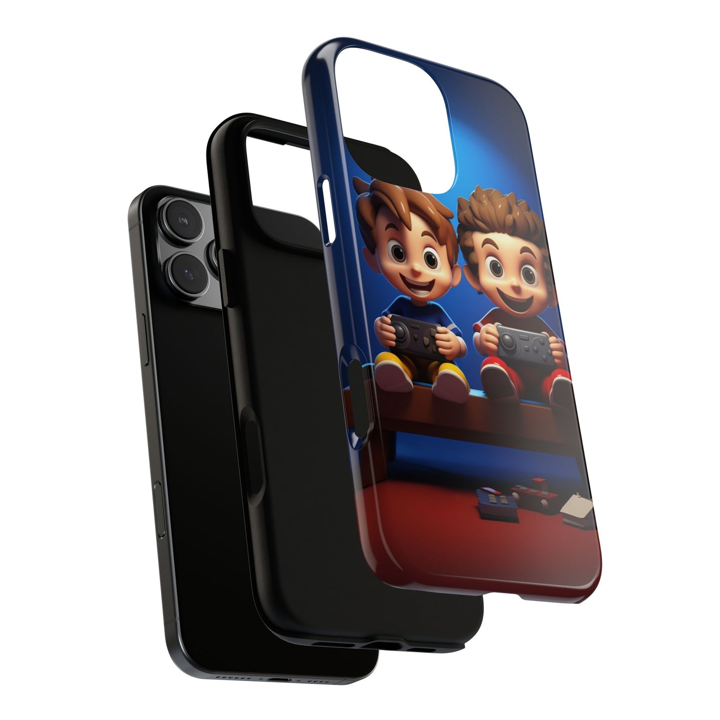 Kids Gaming Phone Case, Tough Cases, Cute Phone Cover, Cartoon Game Controller, Gift for Gamers, Fun Accessories
