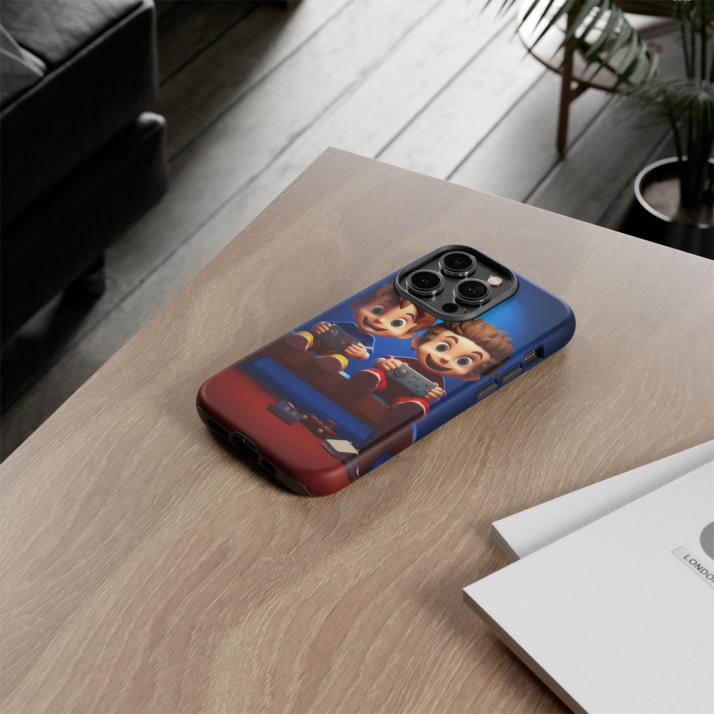 Kids Gaming Phone Case, Tough Cases, Cute Phone Cover, Cartoon Game Controller, Gift for Gamers, Fun Accessories