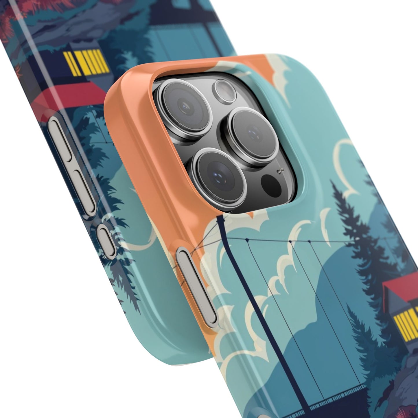 Colorful Nature Slim Phone Cases | Scenic River Landscape, Outdoor Lover Gifts, Phone Accessories, Eco-Friendly, Travel Enthusiast