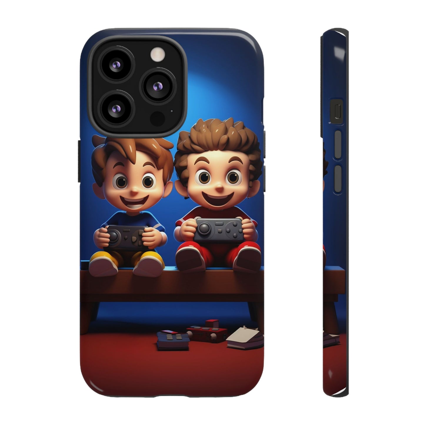 Kids Gaming Phone Case, Tough Cases, Cute Phone Cover, Cartoon Game Controller, Gift for Gamers, Fun Accessories