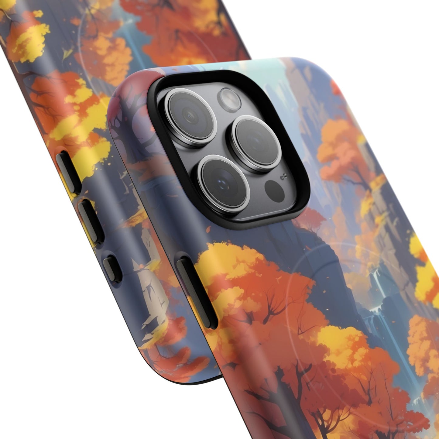 Autumn Landscape Phone Case, Tough Magnetic Cases for Fall Lovers, Nature Phone Cover, Unique Gift for Him/Her, Durable Phone Accessory