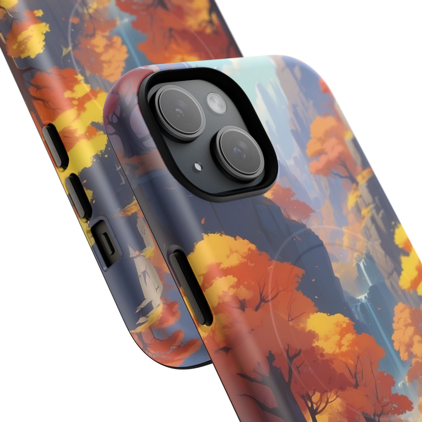 Autumn Landscape Phone Case, Tough Magnetic Cases for Fall Lovers, Nature Phone Cover, Unique Gift for Him/Her, Durable Phone Accessory