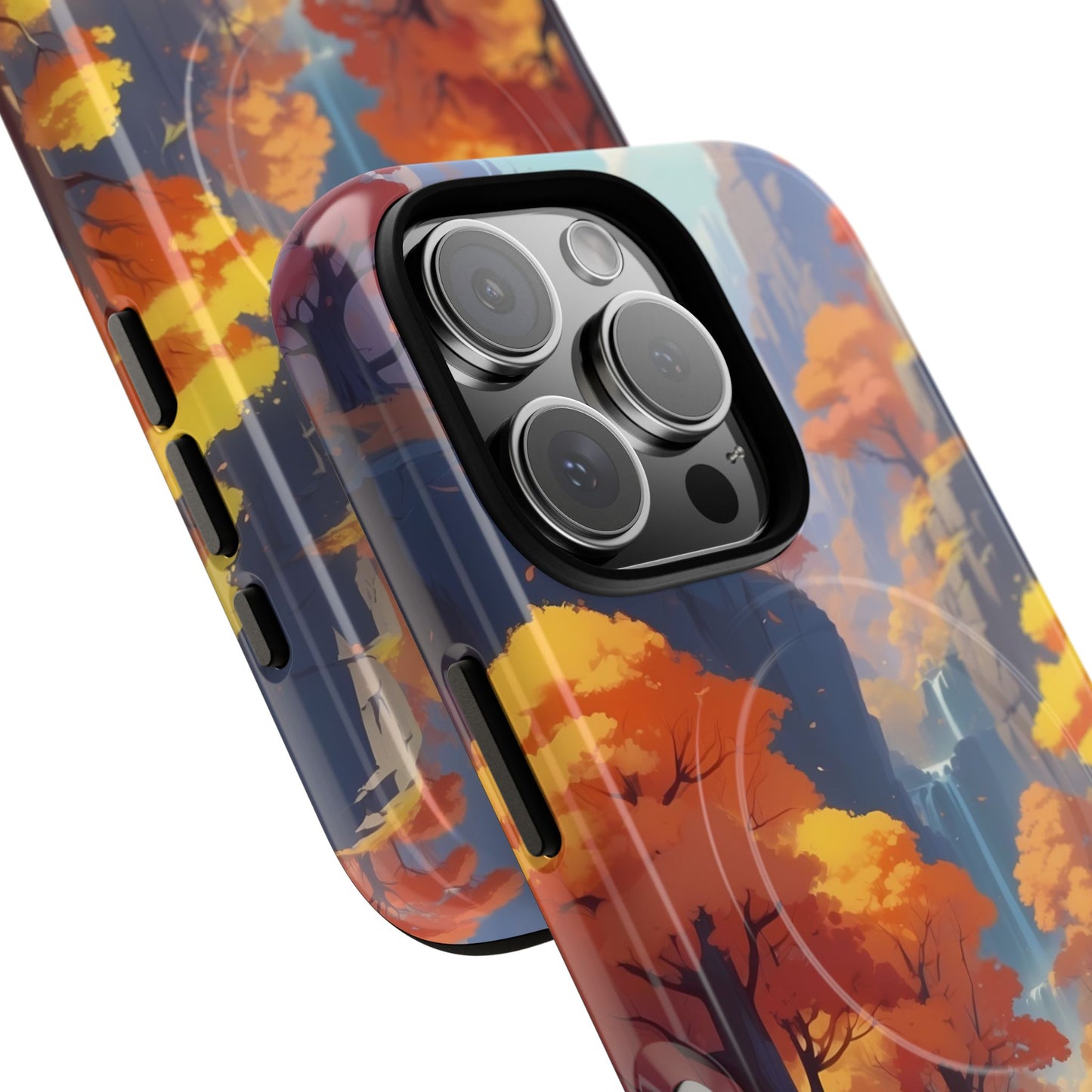 Autumn Landscape Phone Case, Tough Magnetic Cases for Fall Lovers, Nature Phone Cover, Unique Gift for Him/Her, Durable Phone Accessory