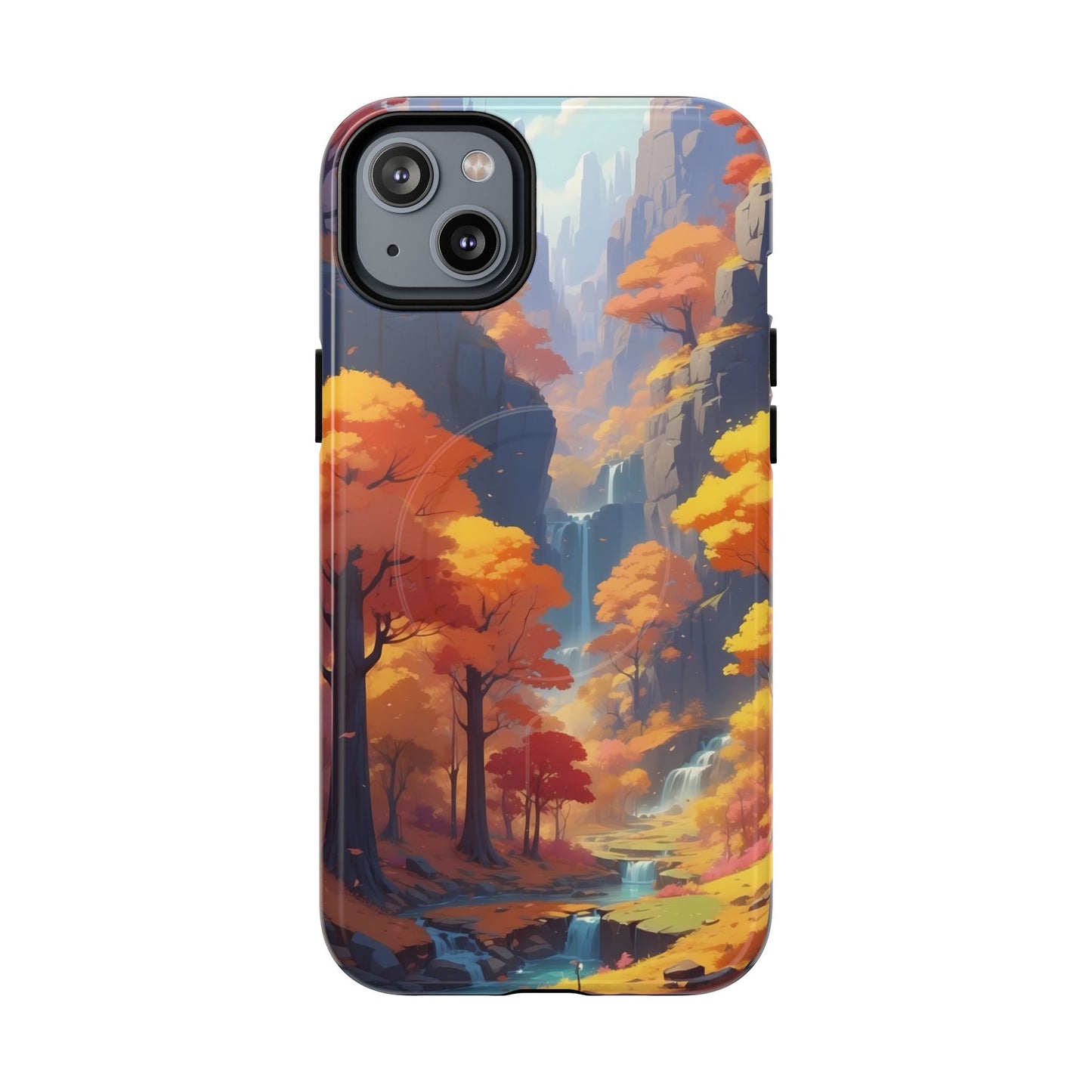 Autumn Landscape Phone Case, Tough Magnetic Cases for Fall Lovers, Nature Phone Cover, Unique Gift for Him/Her, Durable Phone Accessory