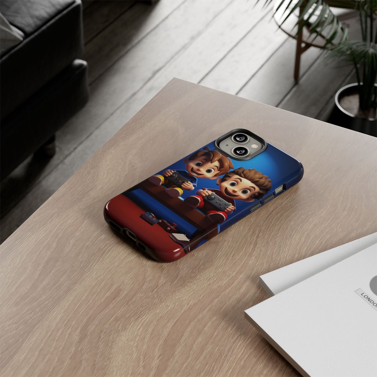 Kids Gaming Phone Case, Tough Cases, Cute Phone Cover, Cartoon Game Controller, Gift for Gamers, Fun Accessories