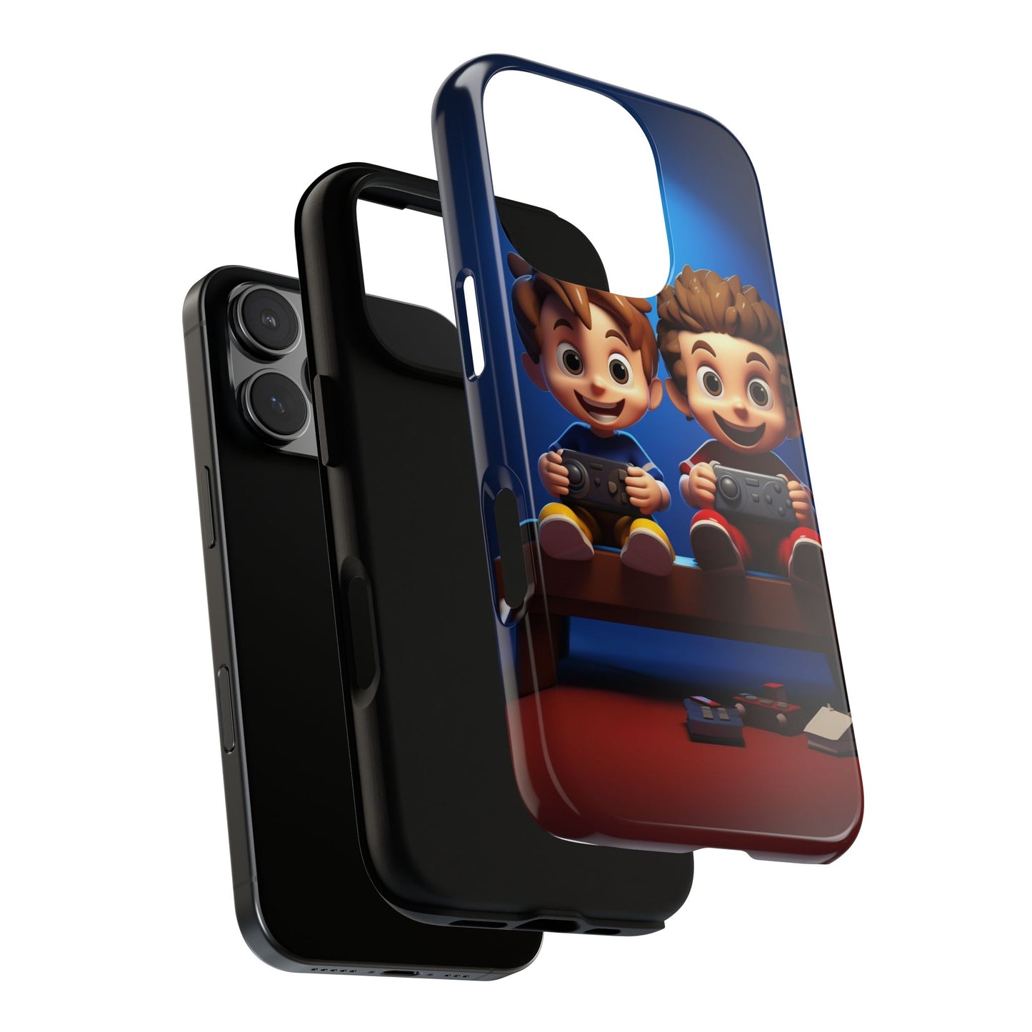 Kids Gaming Phone Case, Tough Cases, Cute Phone Cover, Cartoon Game Controller, Gift for Gamers, Fun Accessories