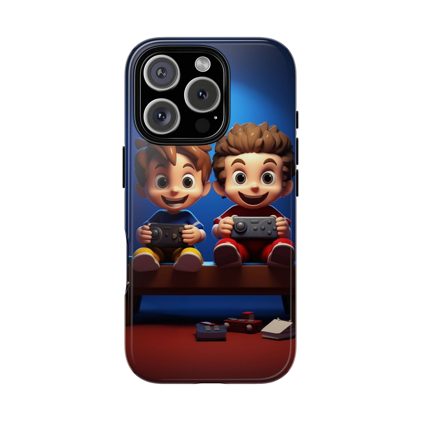 Kids Gaming Phone Case, Tough Cases, Cute Phone Cover, Cartoon Game Controller, Gift for Gamers, Fun Accessories