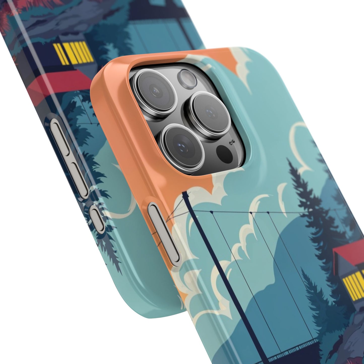 Colorful Nature Slim Phone Cases | Scenic River Landscape, Outdoor Lover Gifts, Phone Accessories, Eco-Friendly, Travel Enthusiast