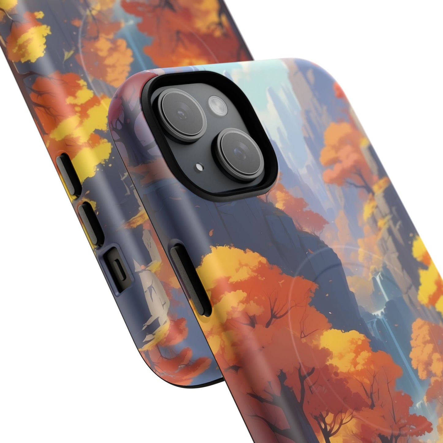 Autumn Landscape Phone Case, Tough Magnetic Cases for Fall Lovers, Nature Phone Cover, Unique Gift for Him/Her, Durable Phone Accessory