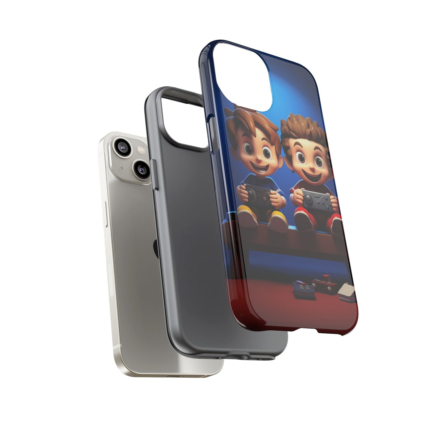 Kids Gaming Phone Case, Tough Cases, Cute Phone Cover, Cartoon Game Controller, Gift for Gamers, Fun Accessories