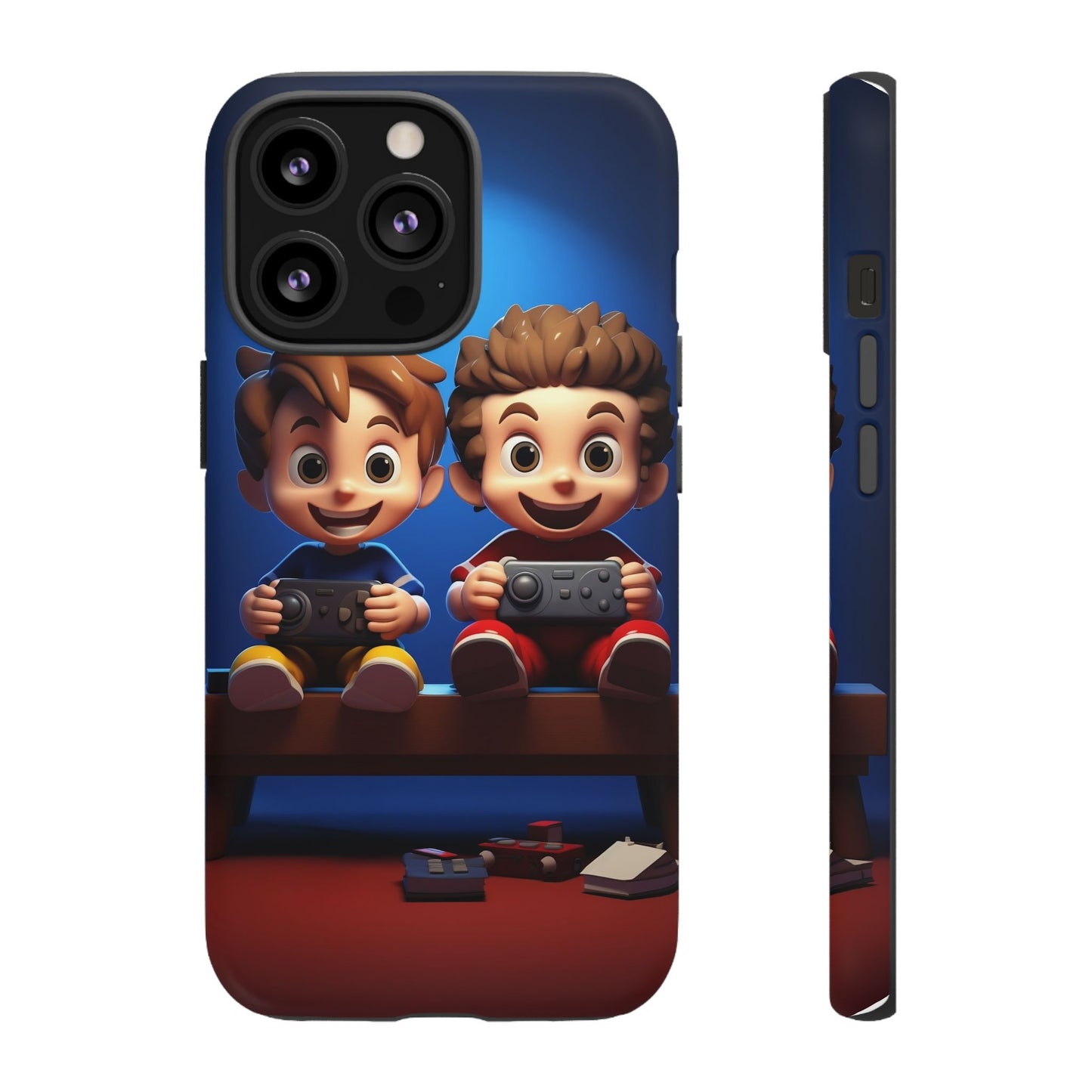 Kids Gaming Phone Case, Tough Cases, Cute Phone Cover, Cartoon Game Controller, Gift for Gamers, Fun Accessories