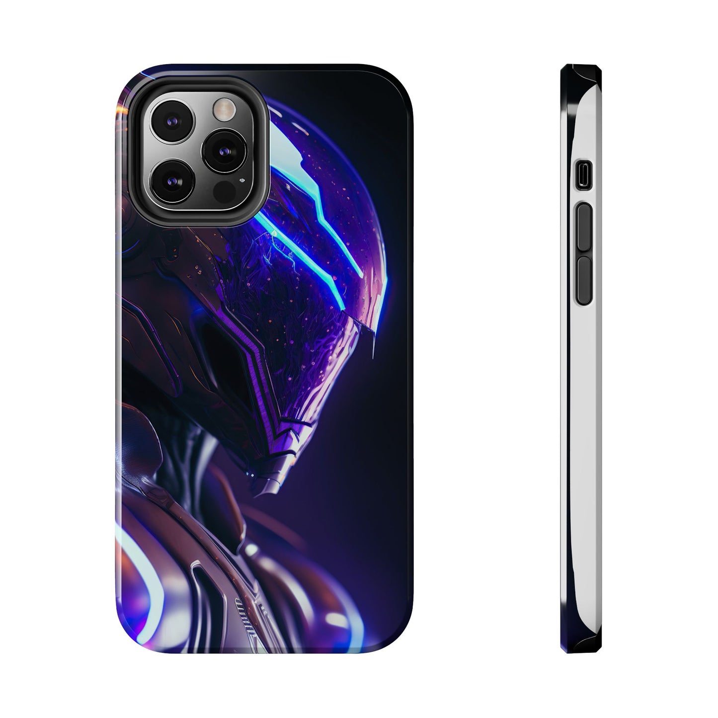 Futuristic Tough Phone Cases, Durable Phone Cover, Sci-Fi Phone Case, Tech Lover Gift, Unique Phone Accessory