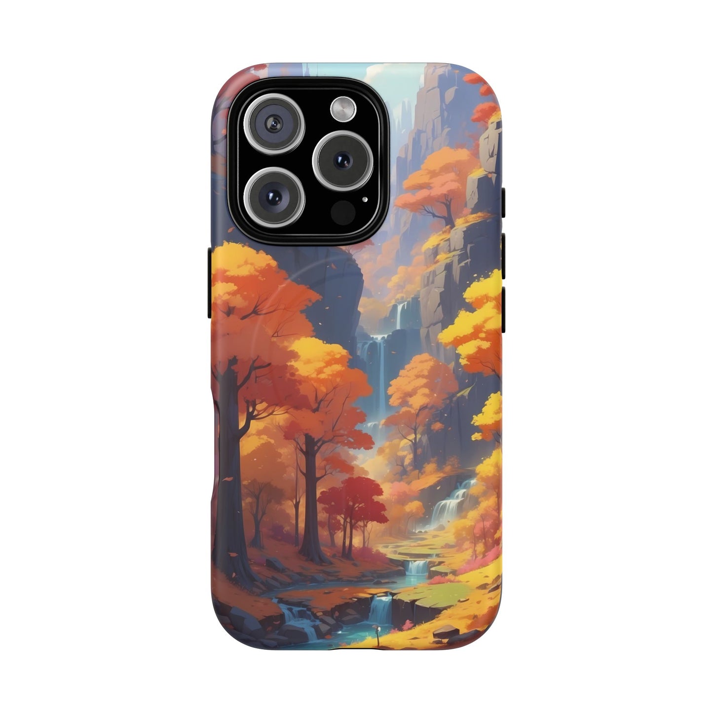 Autumn Landscape Phone Case, Tough Magnetic Cases for Fall Lovers, Nature Phone Cover, Unique Gift for Him/Her, Durable Phone Accessory