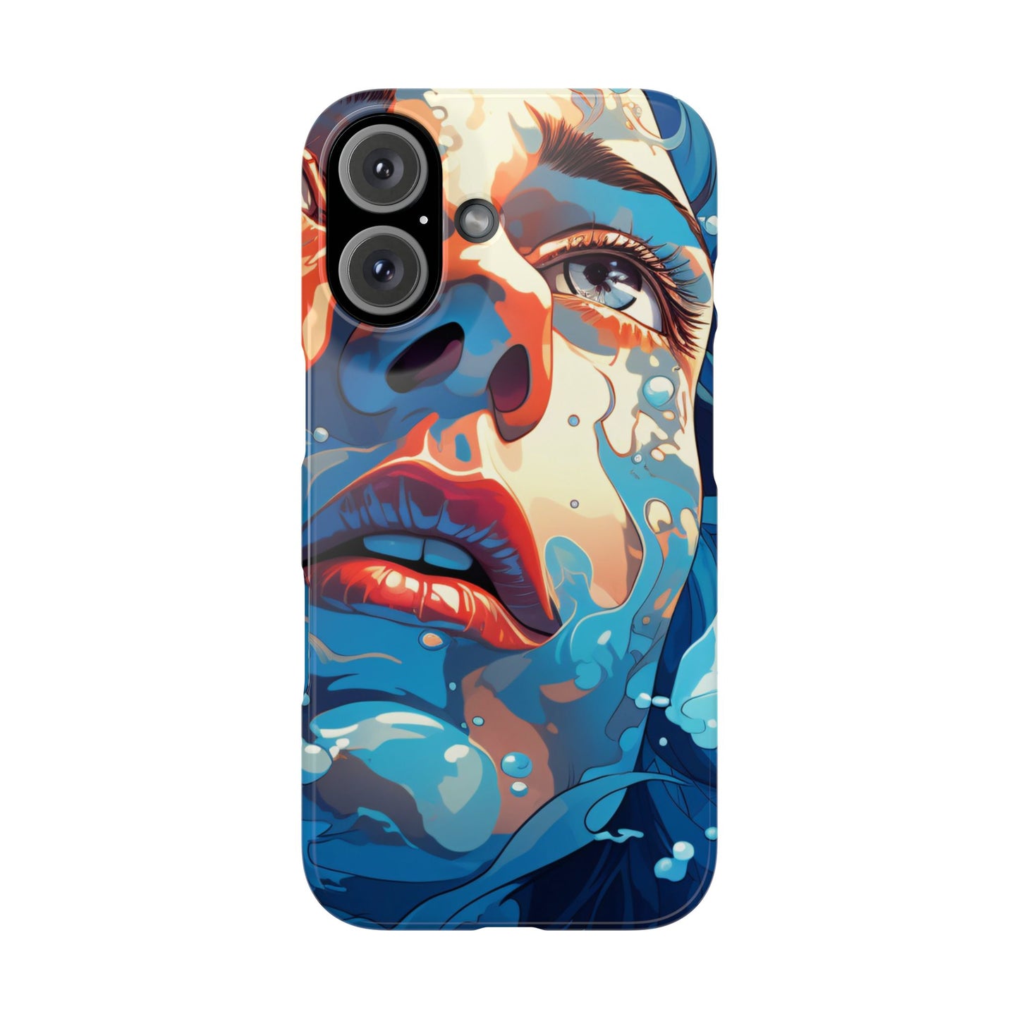 Eco-Friendly Slim Phone Case - Earth Day Gift, Nature Lover Accessory, Sustainable Phone Cover, Green Design, Vibrant Floral Art