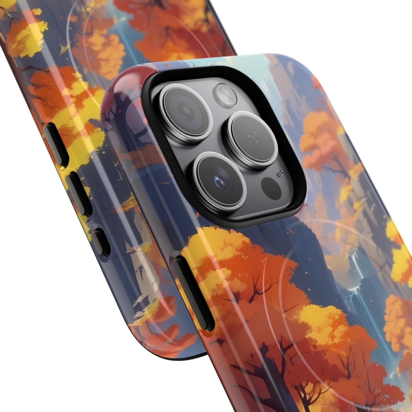 Autumn Landscape Phone Case, Tough Magnetic Cases for Fall Lovers, Nature Phone Cover, Unique Gift for Him/Her, Durable Phone Accessory