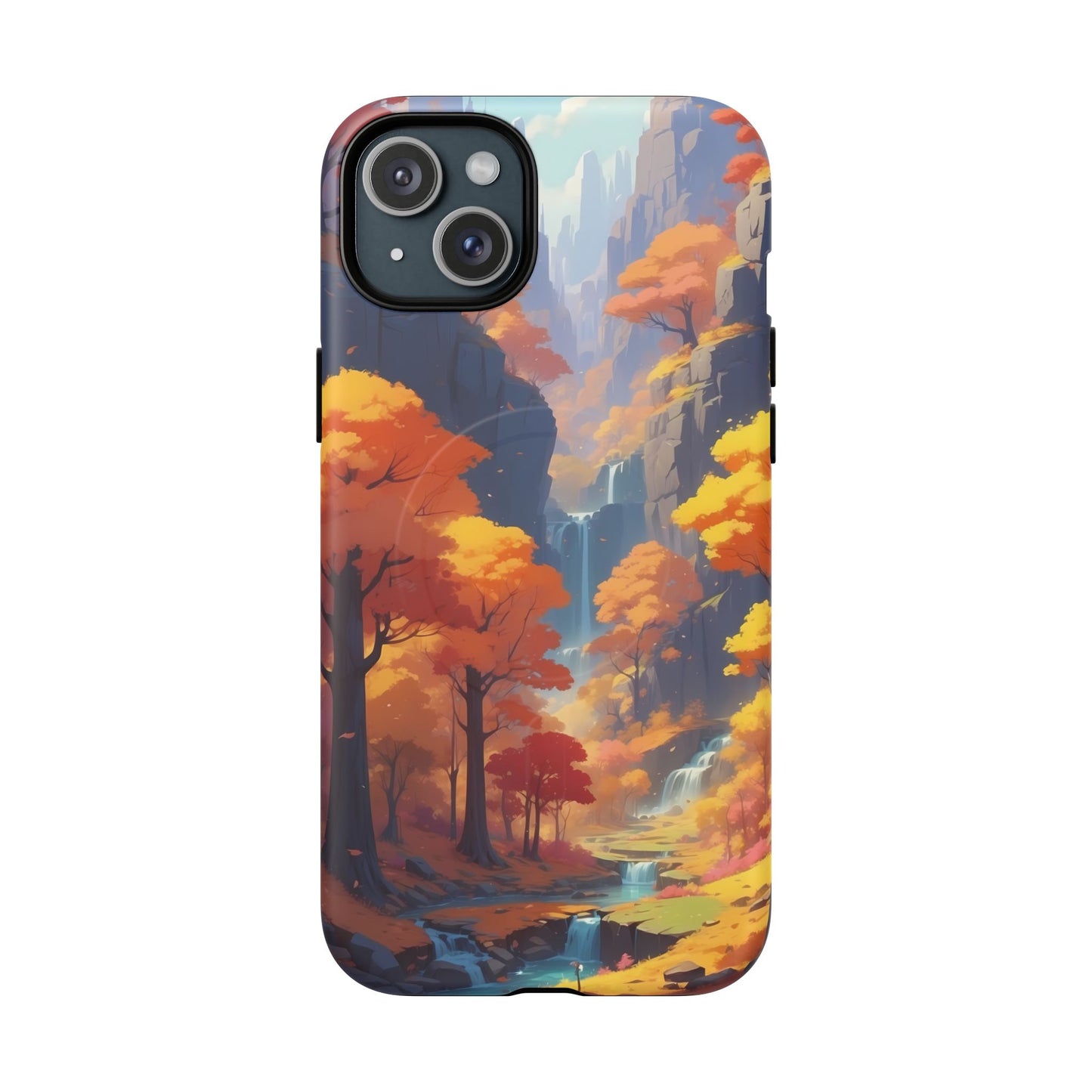 Autumn Landscape Phone Case, Tough Magnetic Cases for Fall Lovers, Nature Phone Cover, Unique Gift for Him/Her, Durable Phone Accessory
